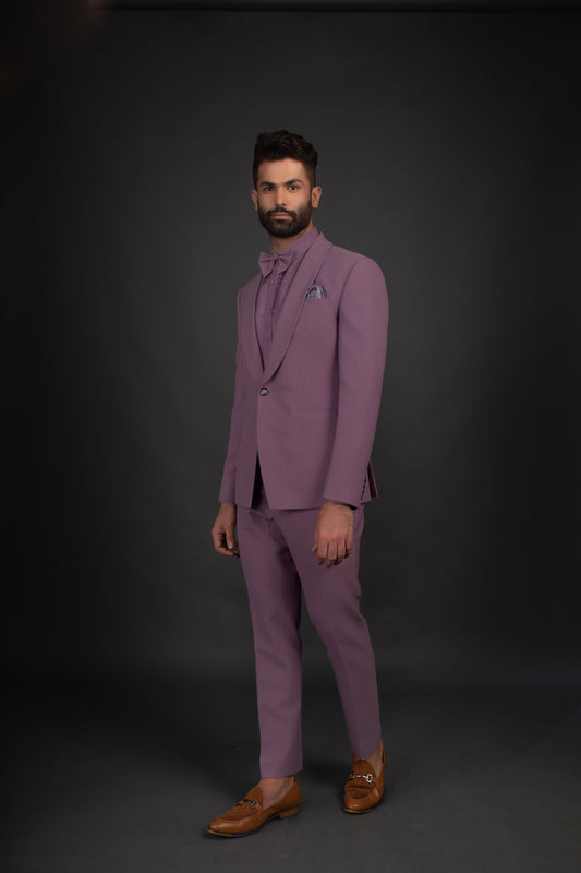 Lavender Tuxedo, Shirt, & Trousers