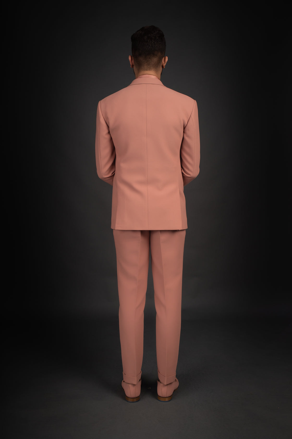Peach Jacket, Shirt, & Trousers
